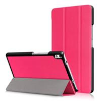 CasualCases 3-Vouw stand flip hoes Lenovo Tab 4 8 Plus roze