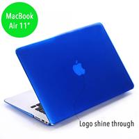 Lunso cover hoes - MacBook Air 11 inch - Glanzend Blauw