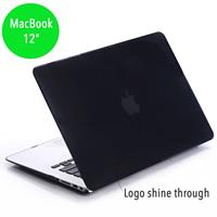 Lunso hardcase hoes - MacBook 12 inch - glanzend zwart