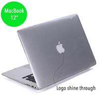 Lunso hardcase hoes - MacBook 12 inch - glanzend transparant