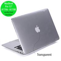 Lunso cover hoes - MacBook Pro 13 inch (2016-2019) - glanzend transparant