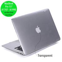 Lunso cover hoes - MacBook Pro 15 inch (2016-2019) - glanzend transparant