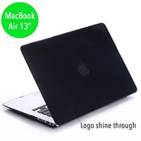 Lunso hardcase hoes - MacBook Air 13 inch (2010-2017) - glanzend zwart