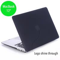 Lunso hardcase hoes - MacBook 12 inch - mat zwart