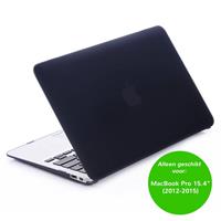 CasualCases Matte hardcase hoes - MacBook Pro Retina 15 inch (2012-2015) - zwart