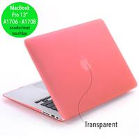 Lunso cover hoes - MacBook Pro 13 inch (2016-2019) - mat roze