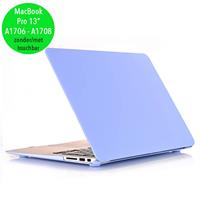 Lunso cover hoes - MacBook Pro 13 inch (2016-2019) - Candy lichtblauw