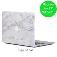 Lunso cover hoes - MacBook Pro 13 inch (2012-2015) - Marble Cosette
