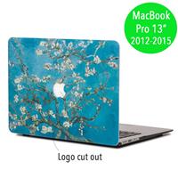 Lunso cover hoes - MacBook Pro 13 inch (2012-2015) - Van Gogh amandelboom