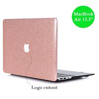 Lunso cover hoes - MacBook Air 13 inch (2010-2017) - glitter roze