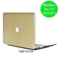 Lunso cover hoes - MacBook Pro 13 inch (2012-2015) - glitter goud
