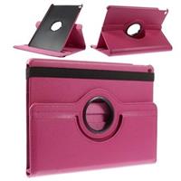 iPad Air 2 Rotary Leren Tas - Hot Pink