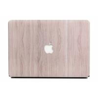 Lunso cover hoes - MacBook Pro 15 inch (2016-2019) - houtlook lichtbruin