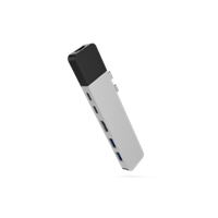 hyper Net Hub for USB-C Macbook Pro silver