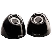 Sweex 2.0 speakerset USB voeding 2x 3 W draagbaar zwart - 