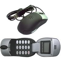 Gembird Optische muis met VoIP telefoon functie en LCD scherm