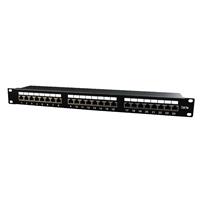 Gembird NPP-C524-002 - patch panel with cable management - 1U - 19"
