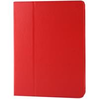 huismerk Hoge kwaliteit Litchi structuur PU leren flip hoesje met slaap / ontwaak functie voor iPad 2 / iPad 3 / iPad 4 (rood)