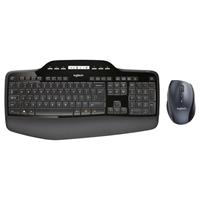 Logitech MK710 Wireless Desktop - ES - Tastatur & Maus Set - Spanisch - Schwarz