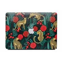 Lunso cover hoes - MacBook Pro 13 inch (2016-2019) - Leopard Roses