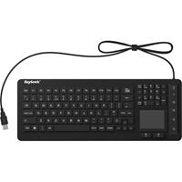 KeySonic KSK-6231INEL - Tastatur - mit Touchpad - Englisch - Schwarz