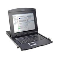 DS-72210-4GE DIGITUS Modular console with 17" TFT (43,2cm), 8-port. Cat.5 KVM & Touchpad, german keyboard