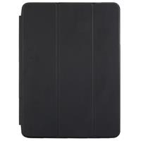 huismerk 3 vouws Naturally Treated Smart lederen hoesje met slaap / wekker functie & houder voor iPad Air 2(zwart)