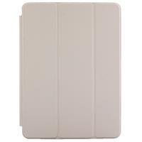 huismerk 3 vouws Naturally Treated Smart lederen hoesje met slaap / wekker functie & houder voor iPad Air 2(grijs)