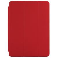 huismerk 3 vouws Naturally Treated Smart lederen hoesje met slaap / wekker functie & houder voor iPad Air 2(rood)