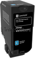 Lexmark 84C2HC0 toner cartridge cyaan extra hoge capaciteit (origineel)