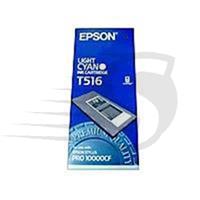 Epson T516 inkt cartridge licht cyaan (origineel)