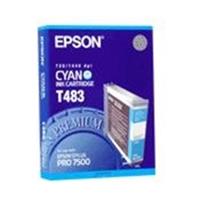Epson T483 inkt cartridge cyaan (origineel)