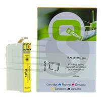Q-Nomic Epson T1814 nr. 18XL inkt cartridge geel hoge capaciteit (huismerk)