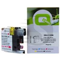 Q-Nomic Brother LC-125M XL inkt cartridge magenta hoge capaciteit (huismerk)