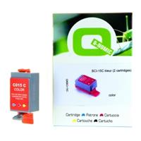 Q-Nomic Canon BCI-15 inkt cartridge kleur 2 stuks (huismerk)