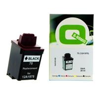 Q-Nomic Lexmark 12A1975 nr. 75 inkt cartridge zwart (huismerk)