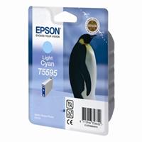 Epson T5595 inkt cartridge licht cyaan (origineel)