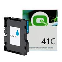 Q-Nomic Ricoh GC-41C gelcartridge cyaan extra hoge capaciteit (huismerk)