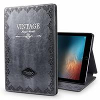 iPad hoes 2018 leer vintage grijs