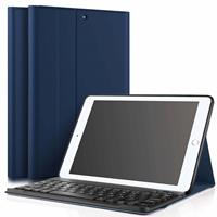 IPadspullekes.nl iPad 2018 hoes met afneembaar toetsenbord blauw