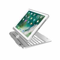 iPad 2018 toetsenbord met afneembare case zilver