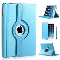 iPad hoes 360 graden licht blauw leer