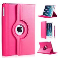 iPad hoes 360 graden roze leer