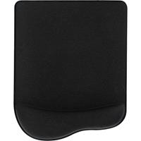 INTOS ELECTRONIC AG Mauspad InLine Maus-Pad, schwarz, mit Gel Handballenauflage, 235x185x25mm