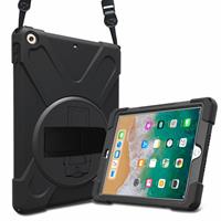 IPadspullekes.nl iPad 2018 Protector Hoes met handvat en schouderriem en standaard