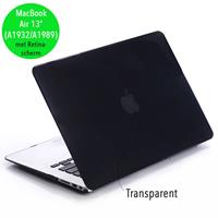 Lunso cover hoes - MacBook Air 13 inch (2018-2019) - Glanzend zwart