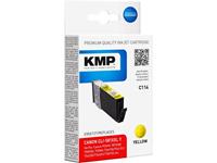 kmp Tinte ersetzt Canon CLI-581Y XXL Kompatibel Gelb C114 1578,0209