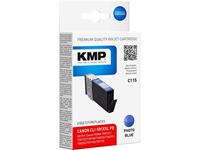 KMP Inkt vervangt Canon CLI-581PB XXL Compatibel Blauw C115 1578,0242