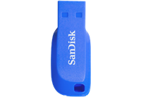 Sandisk Cruzer Blade USB 2.0 16GB Blauw