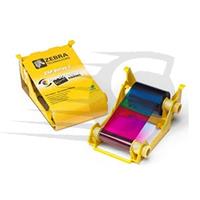 Zebra ix Series YMCKO - Druckerband Kassette mit Reinigungsrolle Farbe (Cyan, Magenta, Gelb, Kohlenschwarz, Klare Oberfläche)